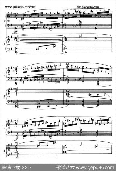 e小调第一钢琴协奏曲Op.11（双钢琴版·第一乐章）|弗雷德里克·肖邦（FredericChopin）
