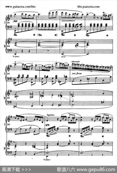 e小调第一钢琴协奏曲Op.11（双钢琴版·第一乐章）|弗雷德里克·肖邦（FredericChopin）
