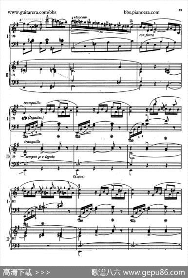 e小调第一钢琴协奏曲Op.11（双钢琴版·第一乐章）|弗雷德里克·肖邦（FredericChopin）