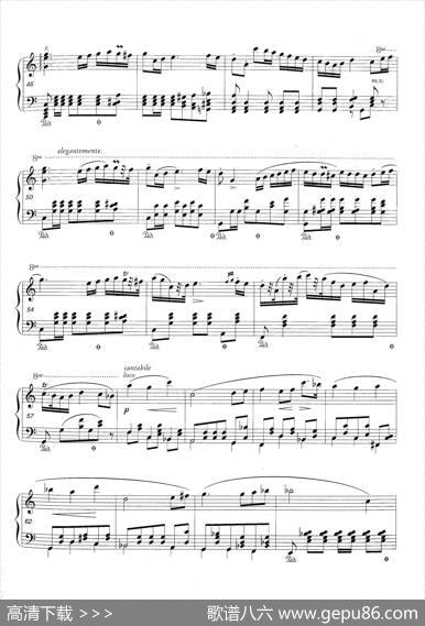 C大调引子与华丽的波兰舞曲（钢琴独奏版）|肖邦-chopin原曲、车尔尼改编
