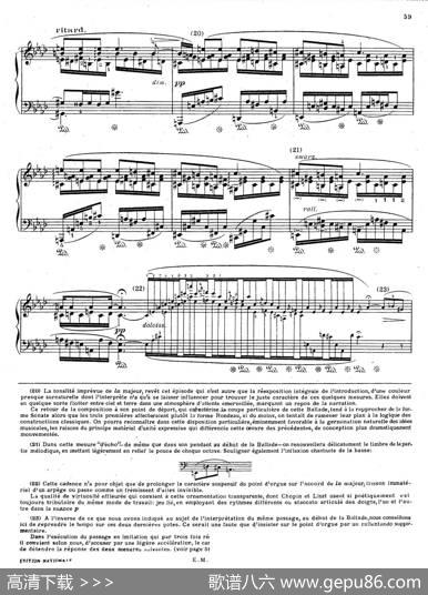 BalladeNo.4infMinorOp.52（f小调第四叙事曲）|肖邦-chopin曲、柯尔托教学版