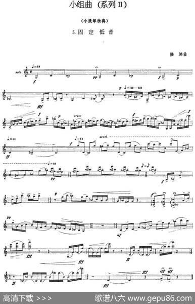 小组曲(系列Ⅱ)：5.固定低音|陆培