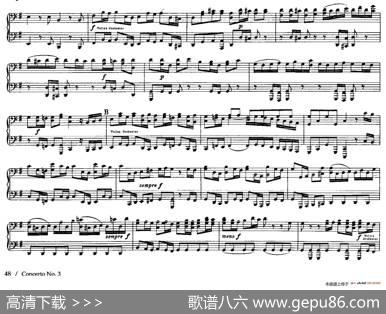 BrandenburgConcertoNo.3inGMajorBWV.1048（G大调第三勃兰登堡协奏曲·四手联弹版）|巴赫