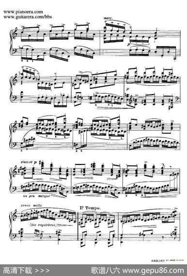 Goyescas（戈雅之画）（3.烛光凡丹戈ElFandangoDeCandil）|恩里克·格拉那多斯（EnriqueGranados）