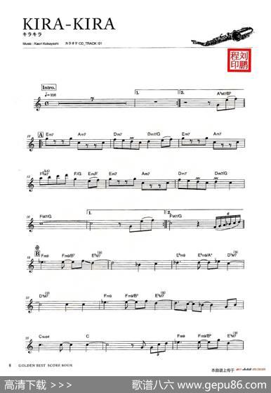 小林香织《GolednBest》曲谱全集（KIRA-KIRA）