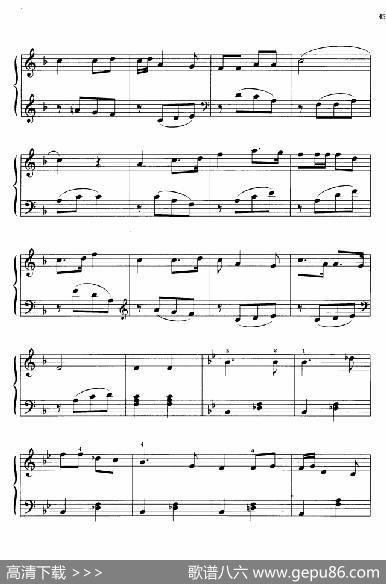 110首中国民歌钢琴小曲集：劳动舞曲|郏国庆编曲