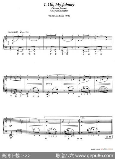 12FolkMelodies（十二首民间曲调·1）|维托尔德·卢托斯拉夫斯基（WitoldLutoslawski）