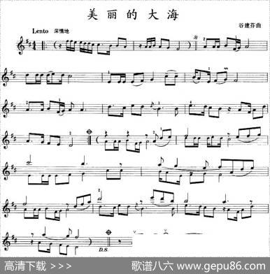 美丽的大海|谷建芬