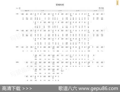 爱情转移（简和谱） - 林夕|泽日生