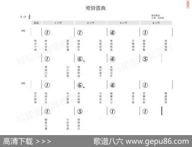 奇异恩典（简和谱） - JohnNewton|JamesP.Carrell，DavidS.Clayton