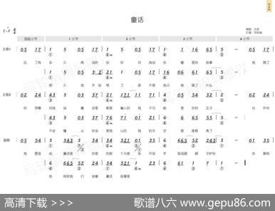 童话（简和谱） - 光良|光良