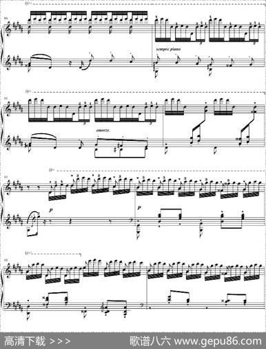 钟（帕格尼尼大练习曲III、吴锦云制谱版）