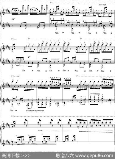 钟（帕格尼尼大练习曲III、吴锦云制谱版）