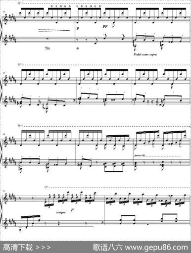 钟（帕格尼尼大练习曲III、吴锦云制谱版）