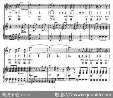 NeueLiebe，NeuesLeben（新的爱情，新的生活）（中外文对照、正谱+简谱） - 歌德|贝多芬曲、周文楠译配