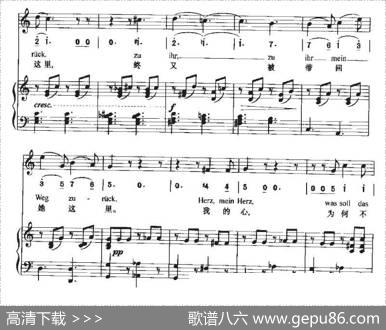 NeueLiebe，NeuesLeben（新的爱情，新的生活）（中外文对照、正谱+简谱） - 歌德|贝多芬曲、周文楠译配