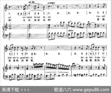 NeueLiebe，NeuesLeben（新的爱情，新的生活）（中外文对照、正谱+简谱） - 歌德|贝多芬曲、周文楠译配