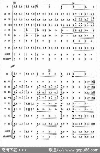 我把世界来周游（电影《阿凡提》主题曲乐队总谱）