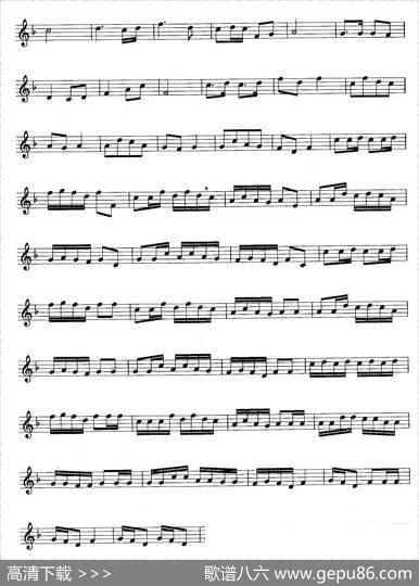 趣味练习曲：秧歌