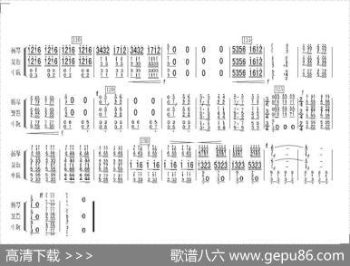 沿着社会主义大道奔前方（民乐合奏总谱）