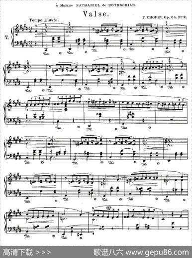valse，Op.64,No.2|肖邦