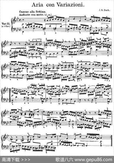 AriaconVariazioni之21|J.S.Bach