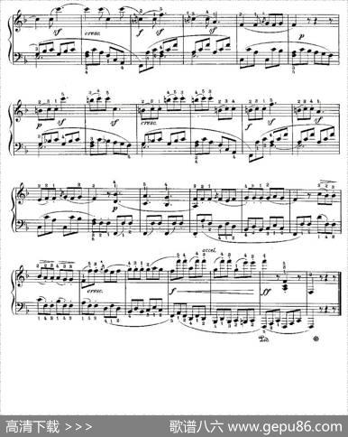 贝多芬钢琴小品（Bagatelles）（Op.33之3）|贝多芬