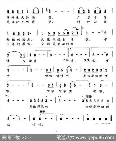 风吹稻浪