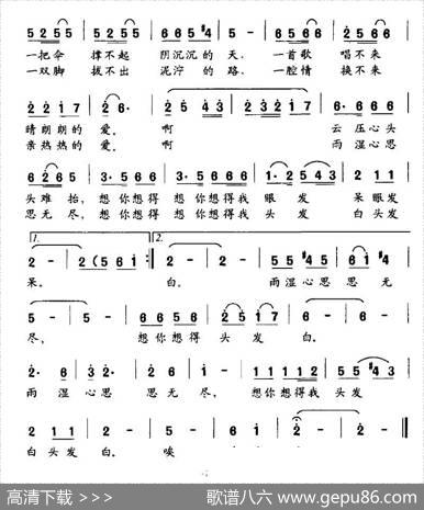 下雨的日子（晨枫词沈梦骏曲） - 晨枫|沈梦骏