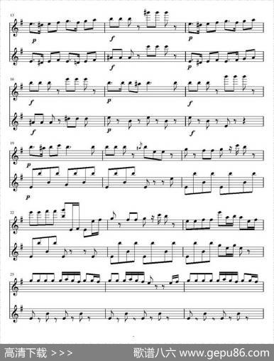 TitleThemeofAngryBirds（《愤怒的小鸟》主题曲））（二重奏）