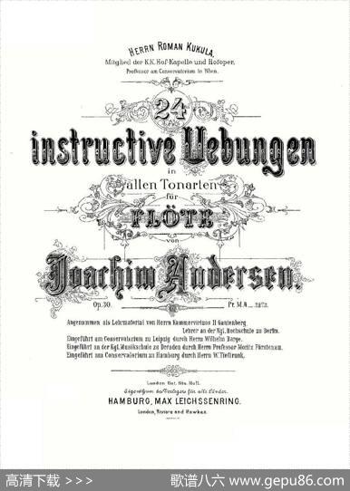 24instructiveUebungen.Op.30（1—12）