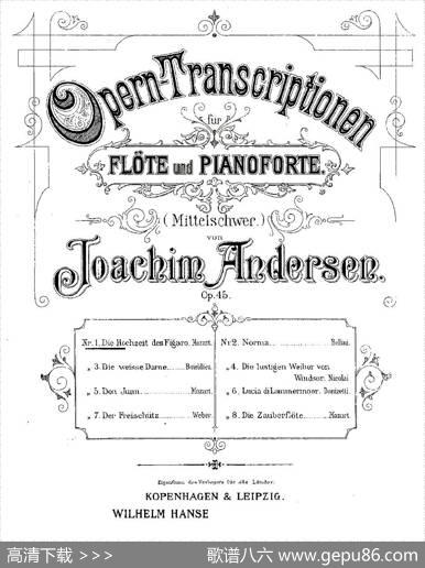 Opern-Transcriptionen.Op.45-1