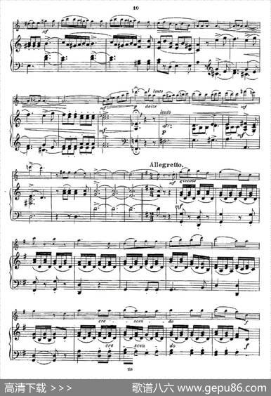 Opern-Transcriptionen.Op.45-1（长笛+钢琴伴奏）