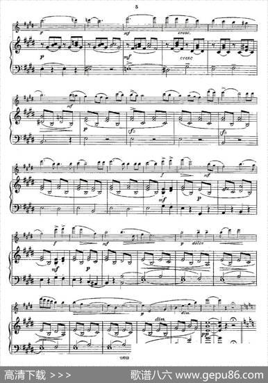 Opern-Transcriptionen.Op.45-1（长笛+钢琴伴奏）