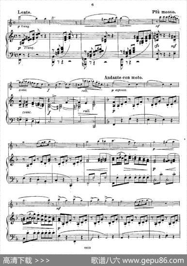 Opern-Transcriptionen.Op.45-1（长笛+钢琴伴奏）