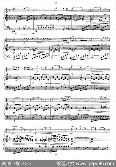 Opern-Transcriptionen.Op.45-1（长笛+钢琴伴奏）