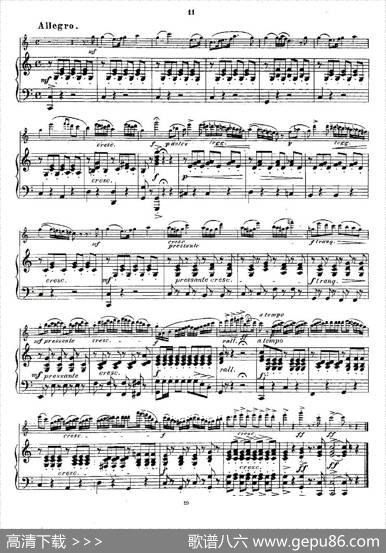 Opern-Transcriptionen.Op.45-2（长笛+钢琴伴奏）