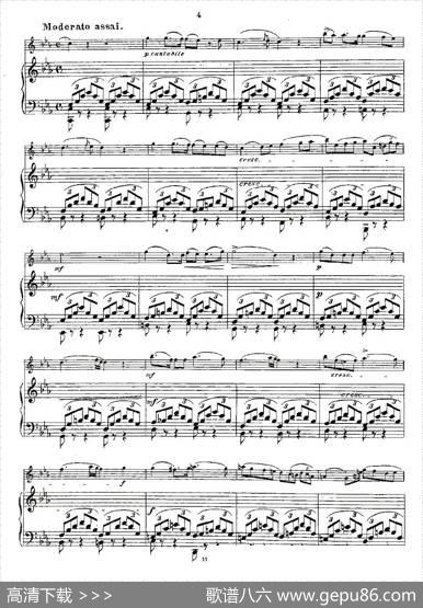 Opern-Transcriptionen.Op.45-2（长笛+钢琴伴奏）