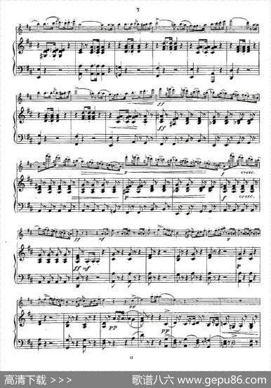Opern-Transcriptionen.Op.45-2（长笛+钢琴伴奏）