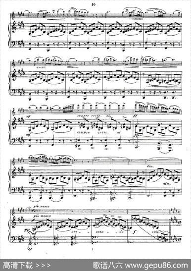 Opern-Transcriptionen.Op.45-2（长笛+钢琴伴奏）