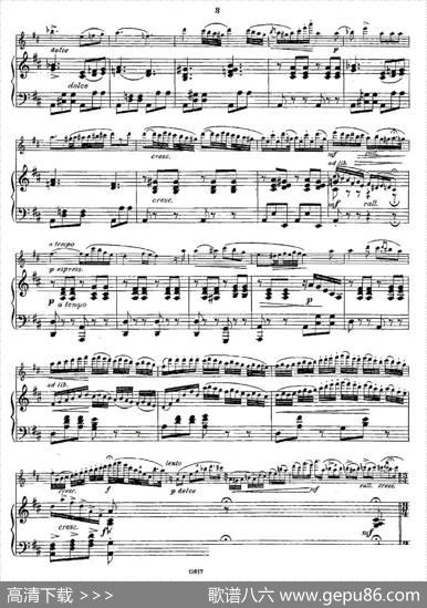 Opern-Transcriptionen.Op.45-6（长笛+钢琴伴奏）