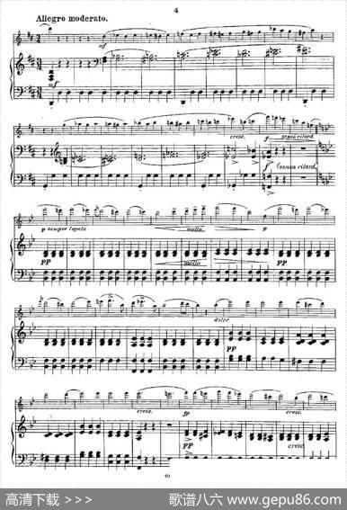 Opern-Transcriptionen.Op.45-6（长笛+钢琴伴奏）