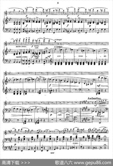 Opern-Transcriptionen.Op.45-6（长笛+钢琴伴奏）