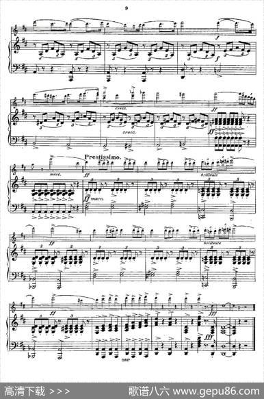 Opern-Transcriptionen.Op.45-6（长笛+钢琴伴奏）