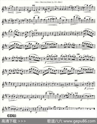 ThreeEasyDuets,Op.102之第二长笛（三首简易重奏曲作品102号）|Tulou（图露）