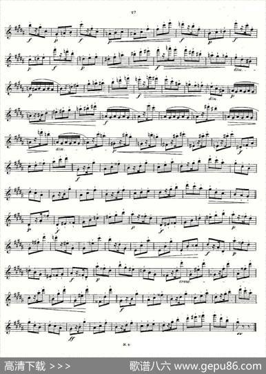 24首长笛练习曲Op.15之11—15|Andersen、（安德森）