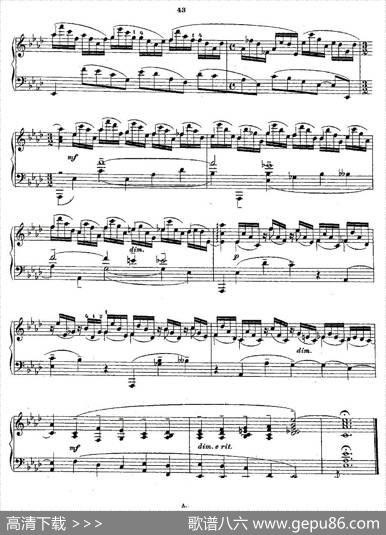 10首《前奏曲》之八（Rachmaninoff10Preludes,Op.23）|拉赫玛尼诺夫