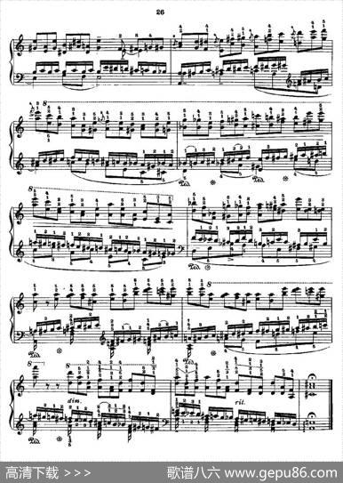 肖邦《练习曲》Fr.ChopinOp.10No2-2|Godowsky改编
