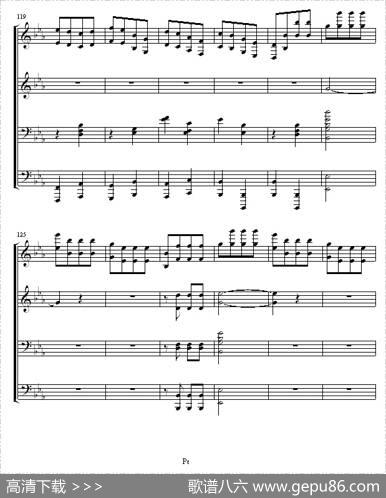 命运交响曲（四手联弹）