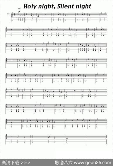 Holynight，Silentnight（布鲁斯）
